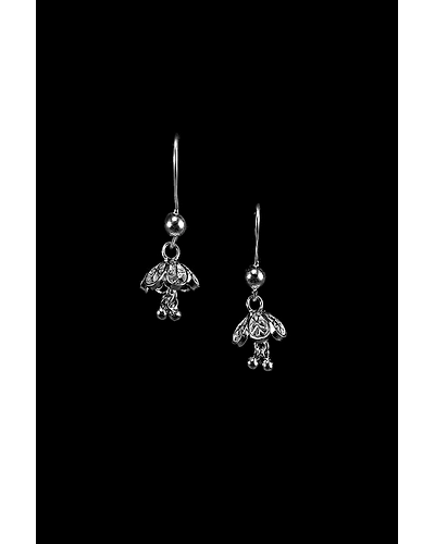 Silver Linings Mini Jhumki Silver Filigree Earrings-1