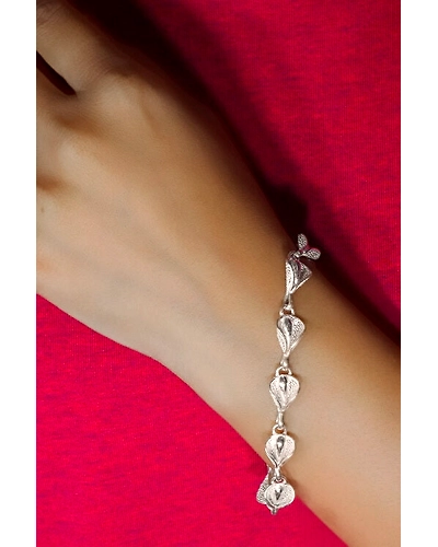 Silver Linings Pankhuri Silver Filigree Handmade Bracelet-1
