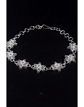 Silver Linings Sitara Silver Filigree Handmade Bracelet
