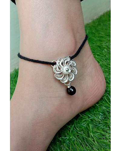 Silver Linings Black Magic Silver Filigree Nazar battu-12666419
