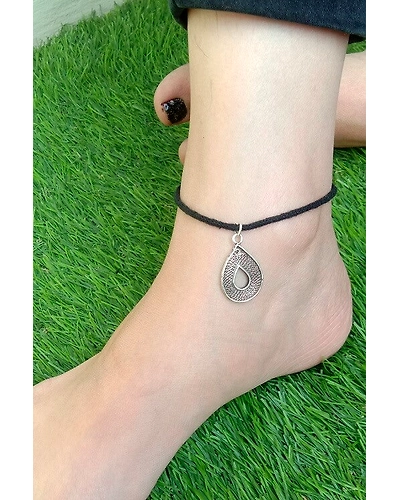 Silver Linings Boond Oxidised Silver Filigree Nazarbattu-3