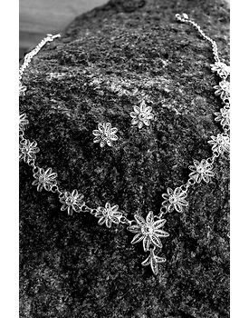 Silver Linings Stars Silver Filigree Handmade Necklace Set