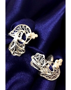 Silver Linings Peacock Silver Filigree Handmade Ring