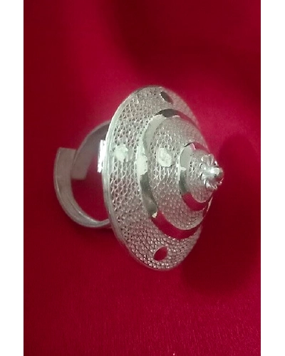 Silver Linings Madhumati Silver Filigree Handmade Ring-1