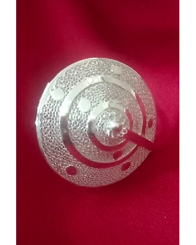 Silver Linings Madhumati Silver Filigree Handmade Ring-2