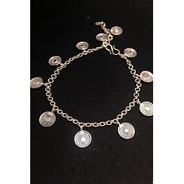 Gonasika Silver Linings Moon Silver Filigree Handmade Bracelet