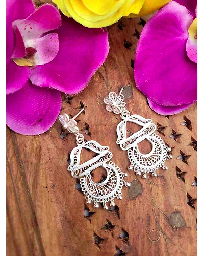 Ethnic Aura Earrings-12666681