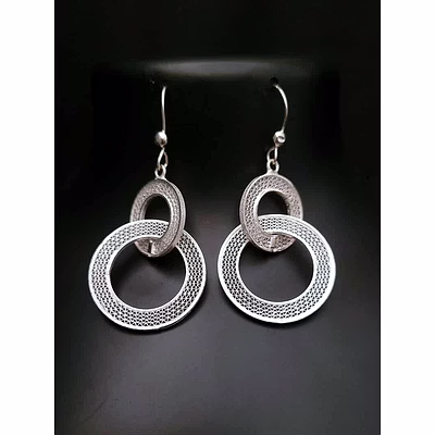 gonasika looped filigree earrings