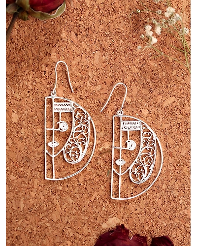 Human face Earrings-1