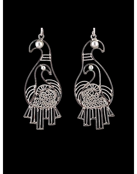 Peacock Earrings