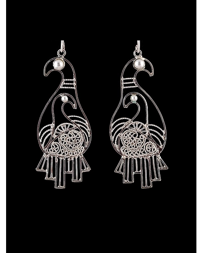 Peacock Earrings-12666995