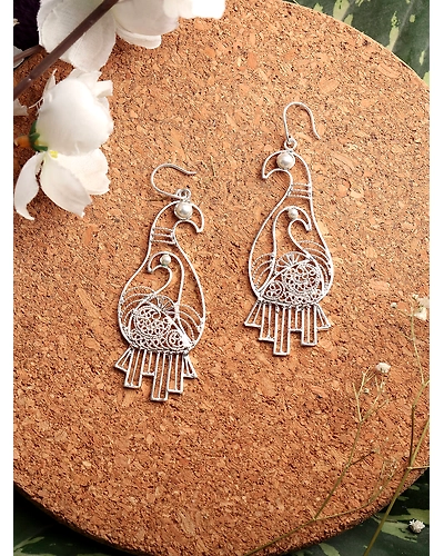 Peacock Earrings-2