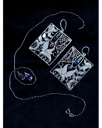 Maa Durga Avatars Earrings-1