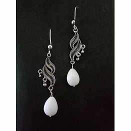 gonasika oxidised beads earrings