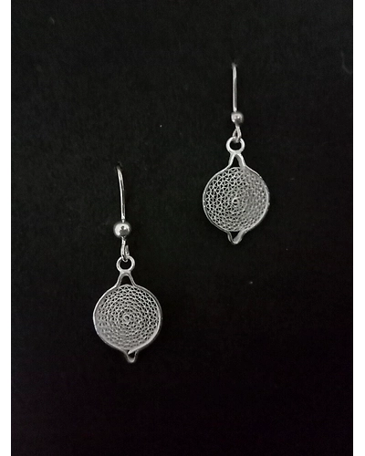 Silver Earrings Moon-12667063