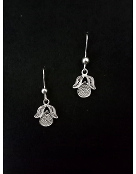 Tulip Silver Earrings