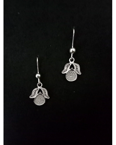 Tulip Silver Earrings-12667055