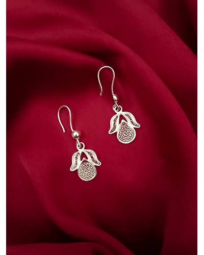 Tulip Silver Earrings-2