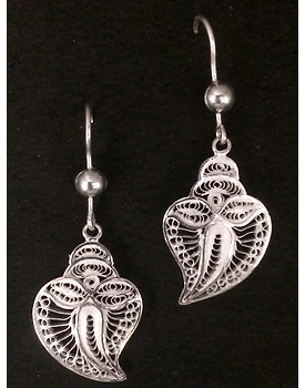 Oxidised Chandbali