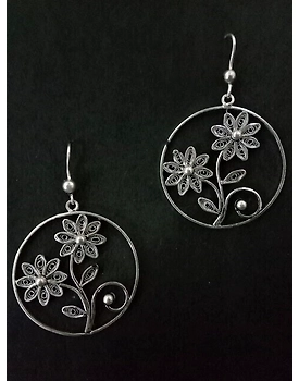 Silver Earrings Guldasta