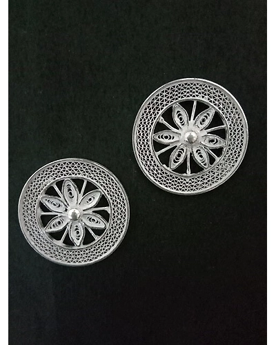 Chakra Silver Studs-12667109