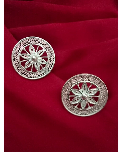 Chakra Silver Studs-1