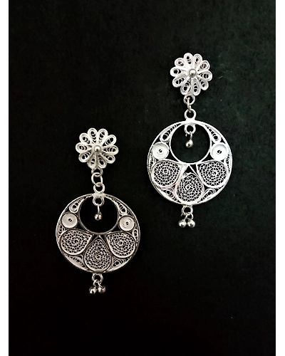 Chandbali Silver-12667107