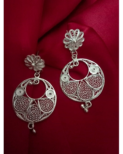 Chandbali Silver-2