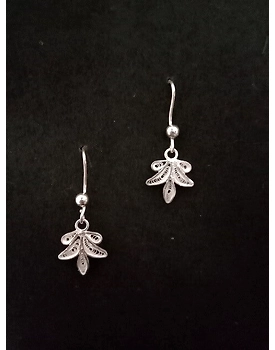 Drops Silver Filigree