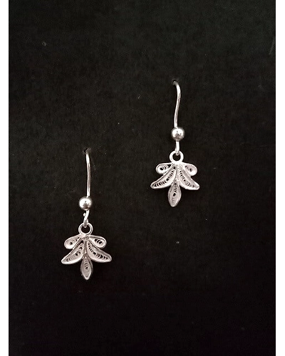 Drops Silver Filigree-12667103