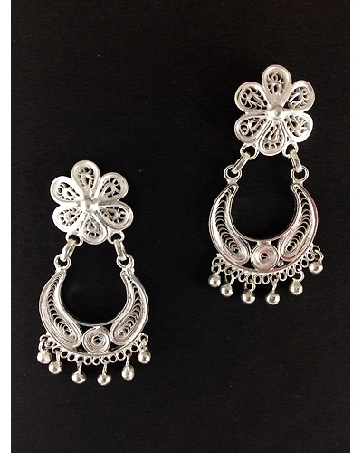 Silver Chandbali-1