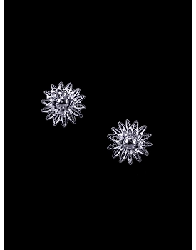Sunflower Silver Studs