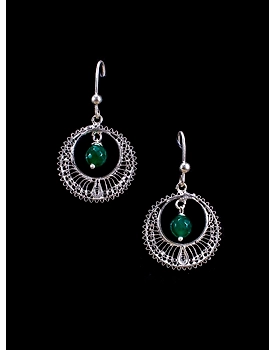 Green Chandbali