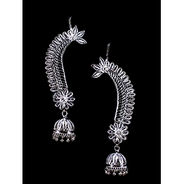 Gonasika Silver Cuff Earrings