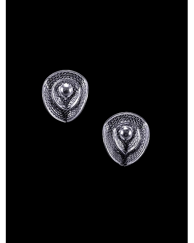 Floral Stud Earrings-12667567