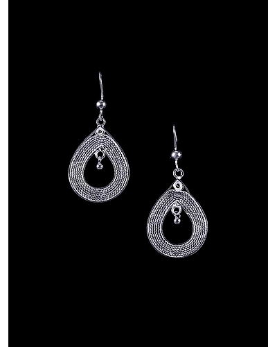 Silver Drops Earrings-12667563