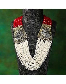 Mani Jewel Silver Necklace