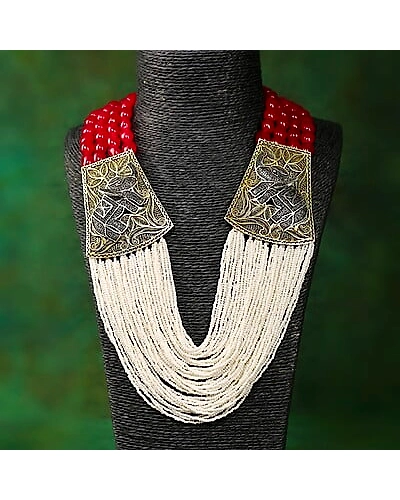Mani Jewel Silver Necklace-12667749