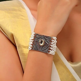 Gonasika Raj-Kanya Silver Bracelet