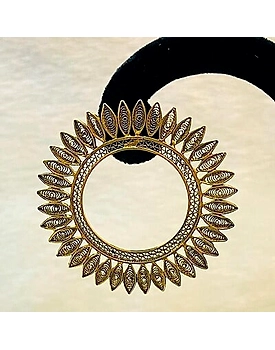 Arunima Gold Coated Silver Earrings