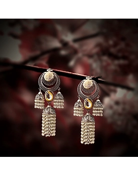 Ramanee Silver Earrings
