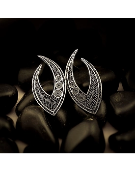 Kshatrani Silver Earrings