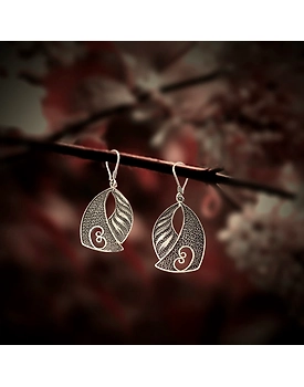 Ruchee Silver Earrings