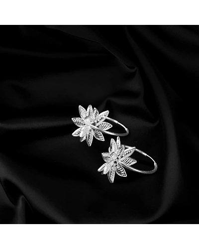 Autumn-Aurora Silver Earrings-1