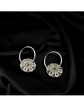 Yazmine Silver Earrings Bali