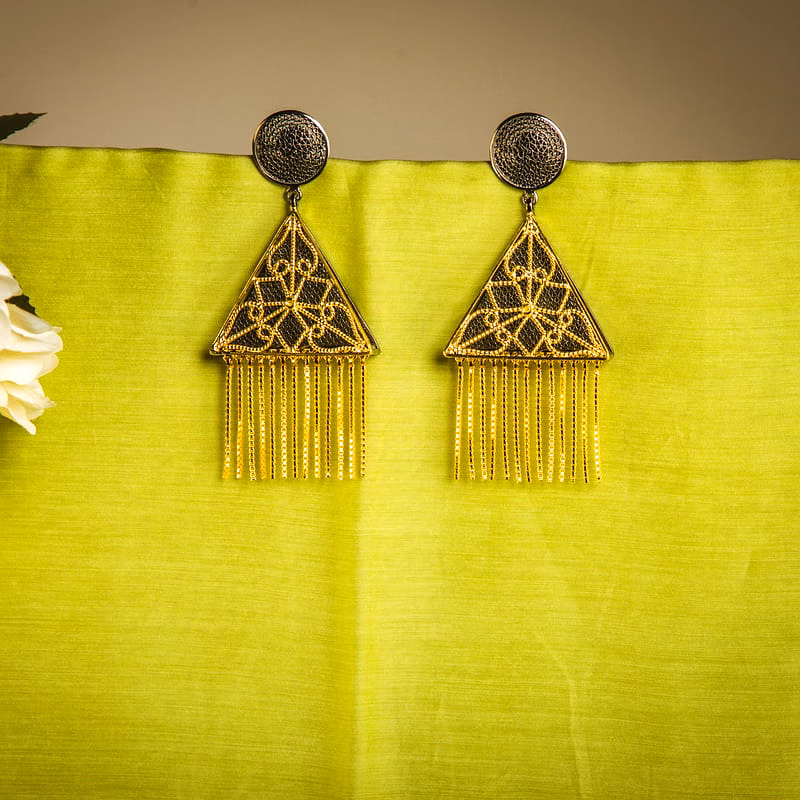 delilah silver earrings