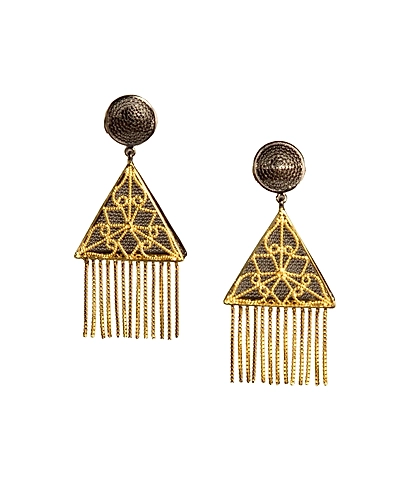 Delilah Silver Earrings-1