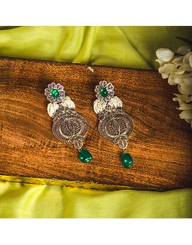 Manjari Filigree Danglers