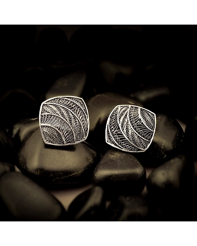 Kiyana Silver Earrings-1