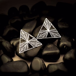 gonasika mandisa silver earrings studs